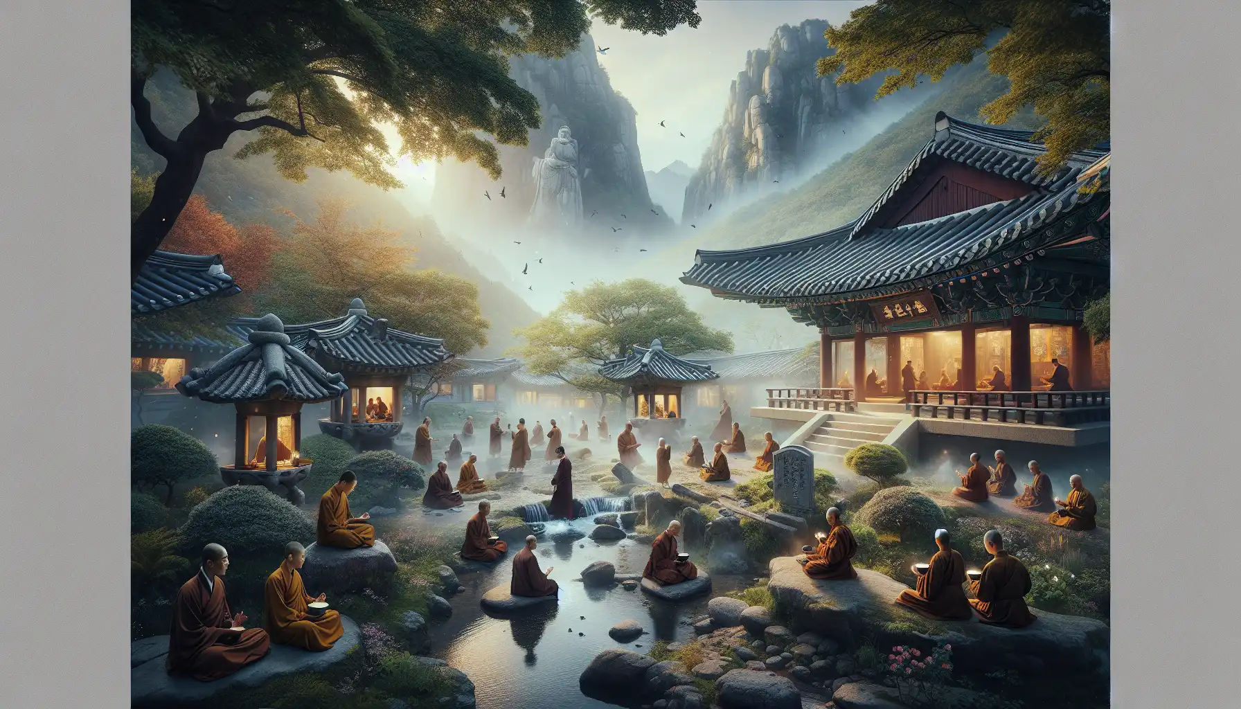 A Glimpse into Korean Monastic Life: The Peaceful World of Buddhist Temples